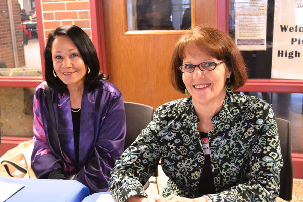 Sharon Brown and Jane Ziesemer, pictured, organized the event along with Joyce Williams.