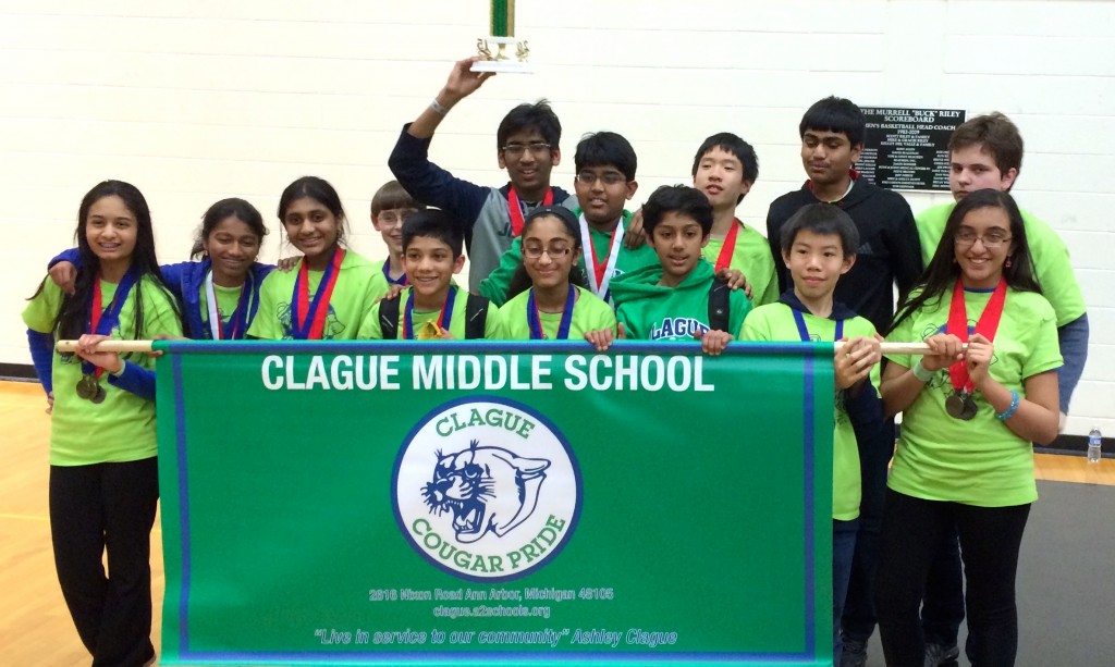 Slauson and Clague students excel at State Science Olympiad Tournament AAPS District News
