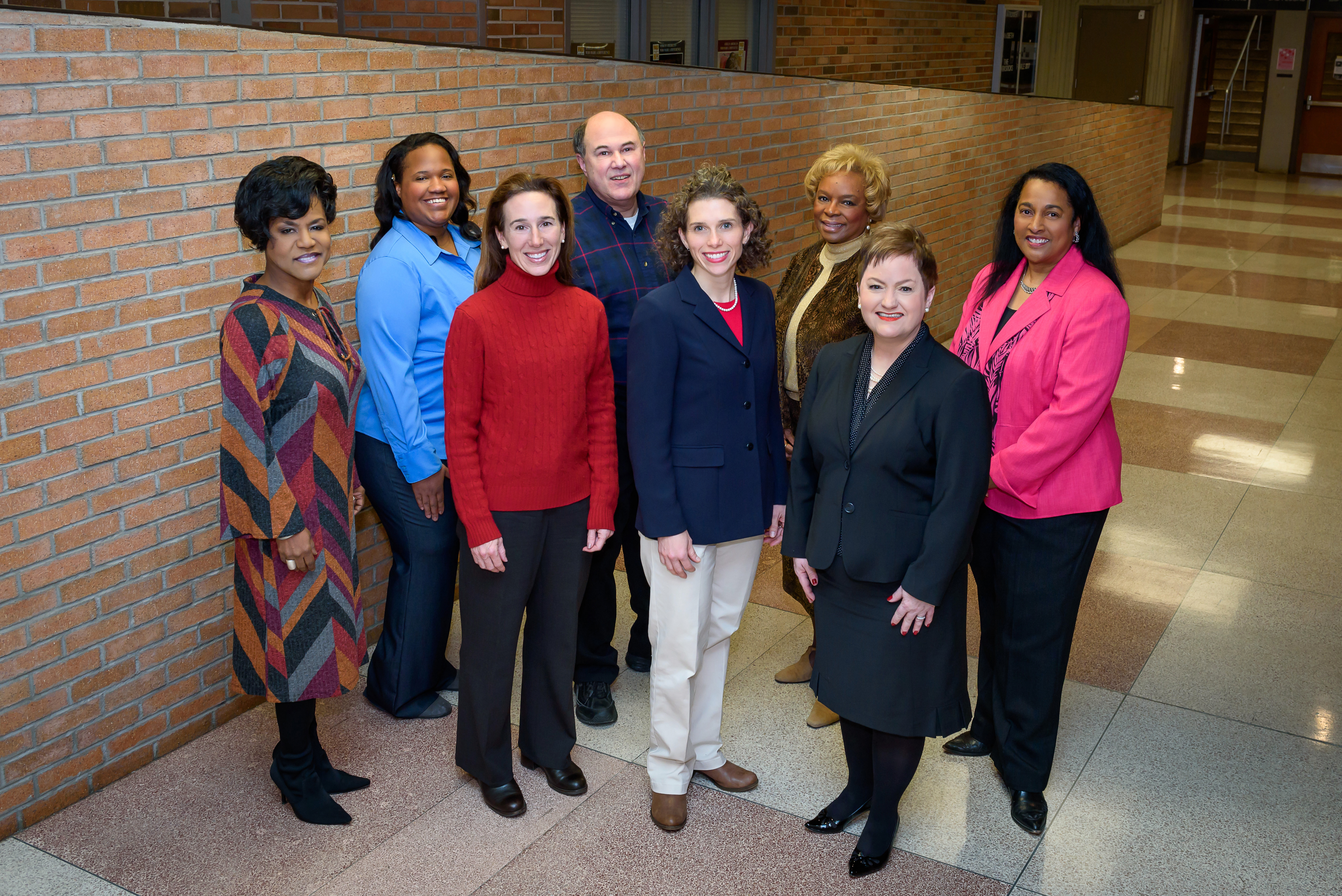 The Ann Arbor Public Schools Board of Education and Superintendent Jeanice Swift in Huron High School