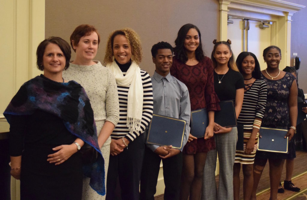Community High School staff and the students that were named 2018 NAACP Freedom Fund Scholars