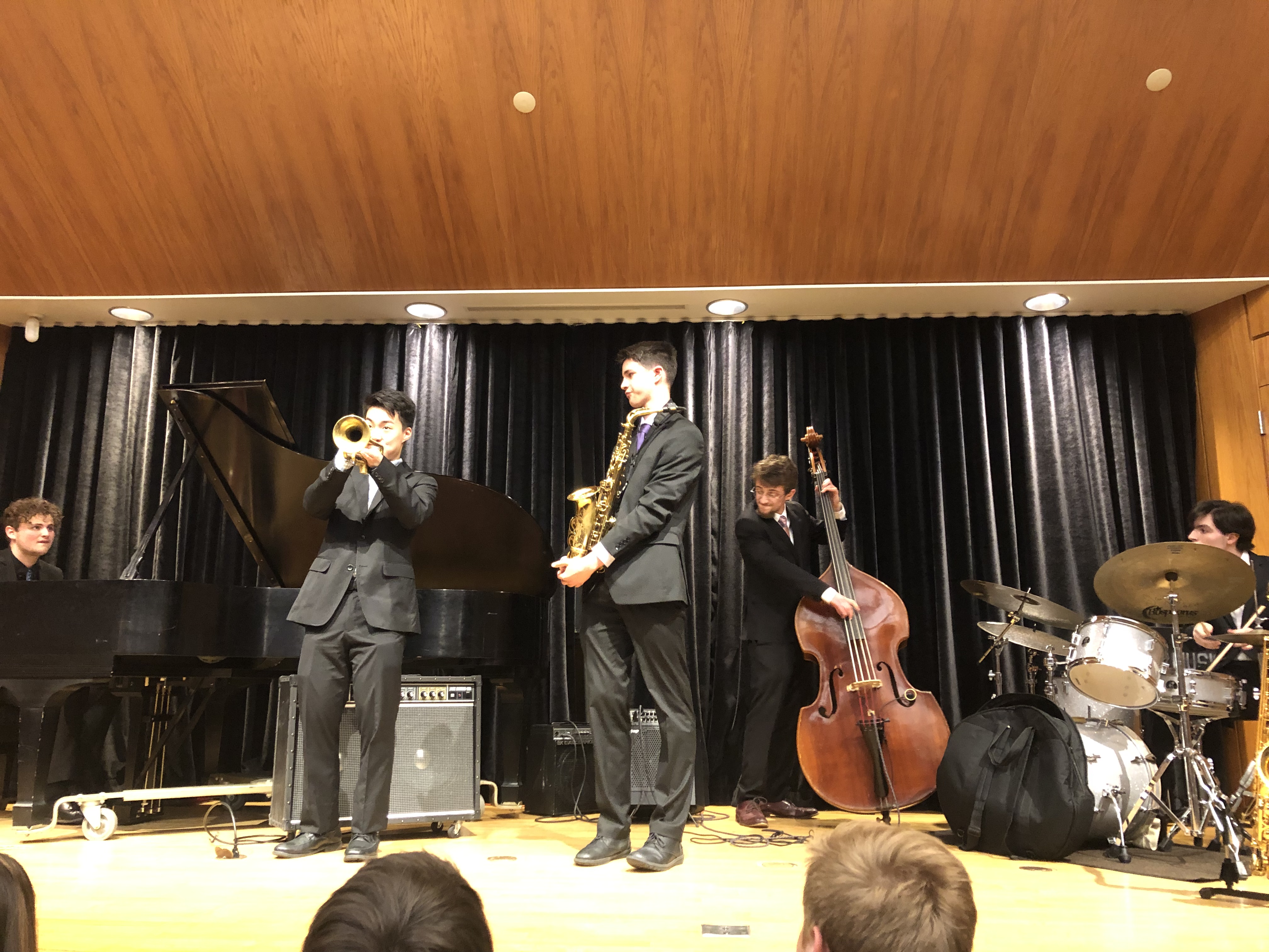 Community High School's Jazz Combo Unified Field Theory performing