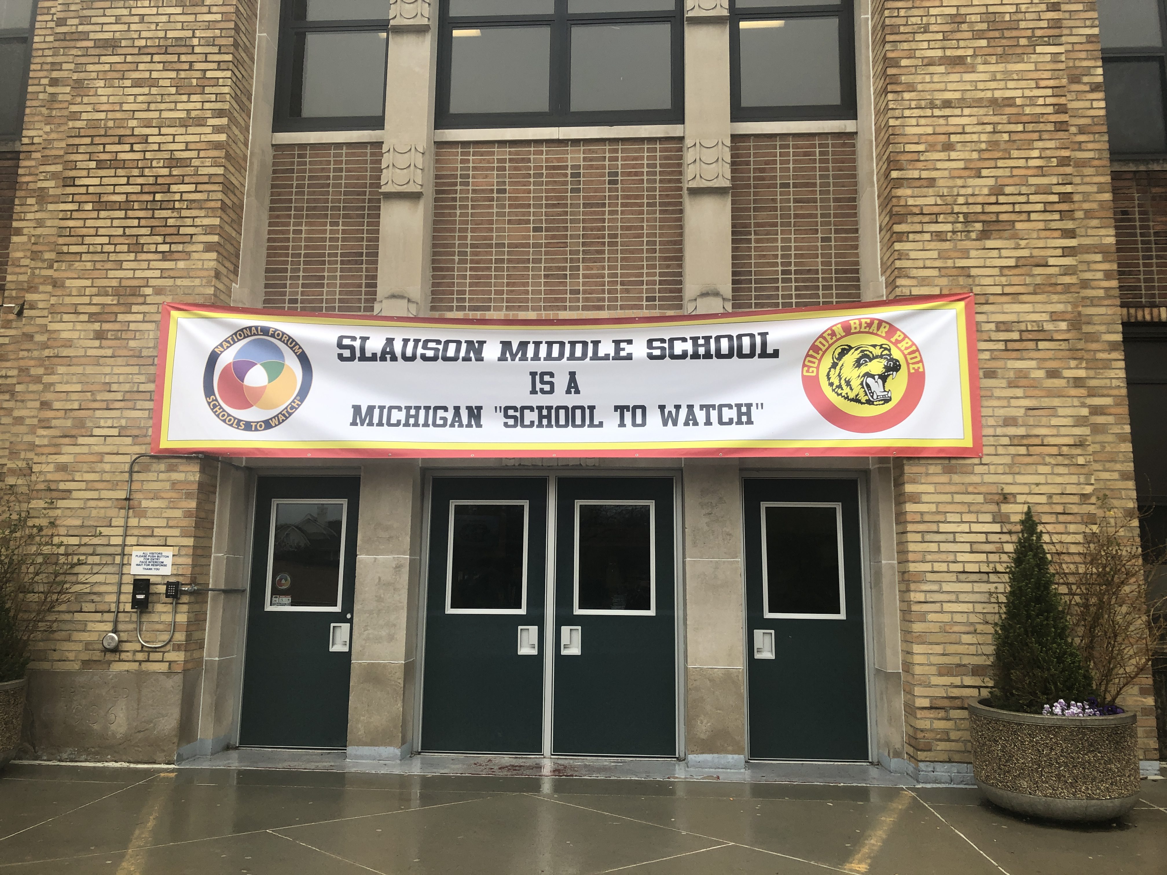 Slauson Middle School is named a â€˜Michigan School to Watch