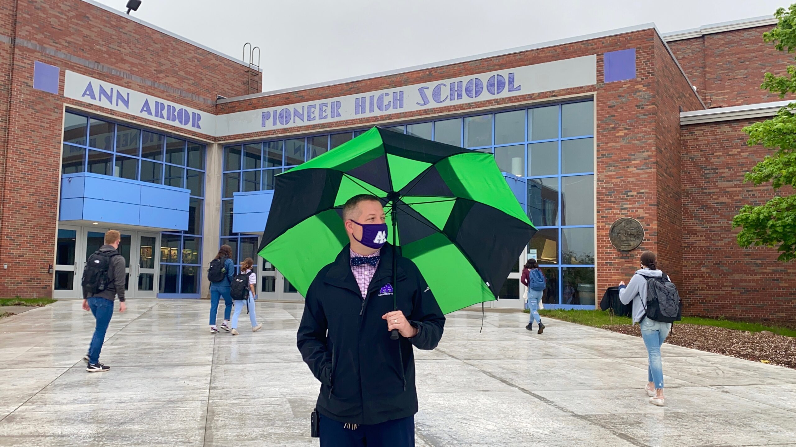 Grades 412 return to their buildings for hybrid learning; see videos