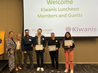 Several Washtenaw Community College Students that have received Kiwanis Club of Ann Arbor scholarships
