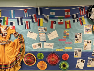 Picture of display honoring Hispanic American Heritage Month