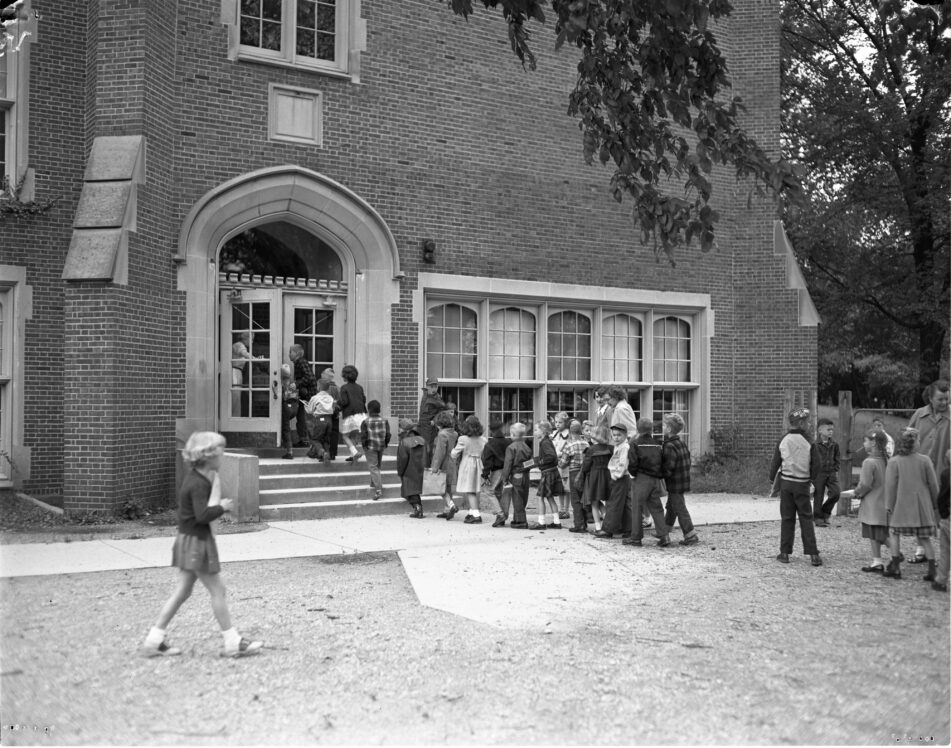 First Day Of School - Mack School, September 1951