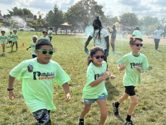 Students enjoy the Pittsfield Color Run