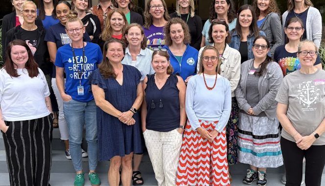 A group shot of AAPS librarians from fall 2025