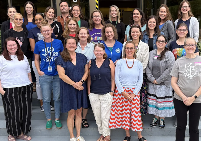 A group shot of AAPS librarians from fall 2025
