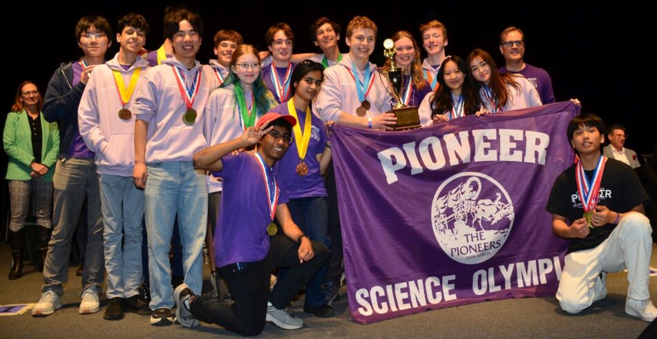 Pioneer High School took first place in the high school division,