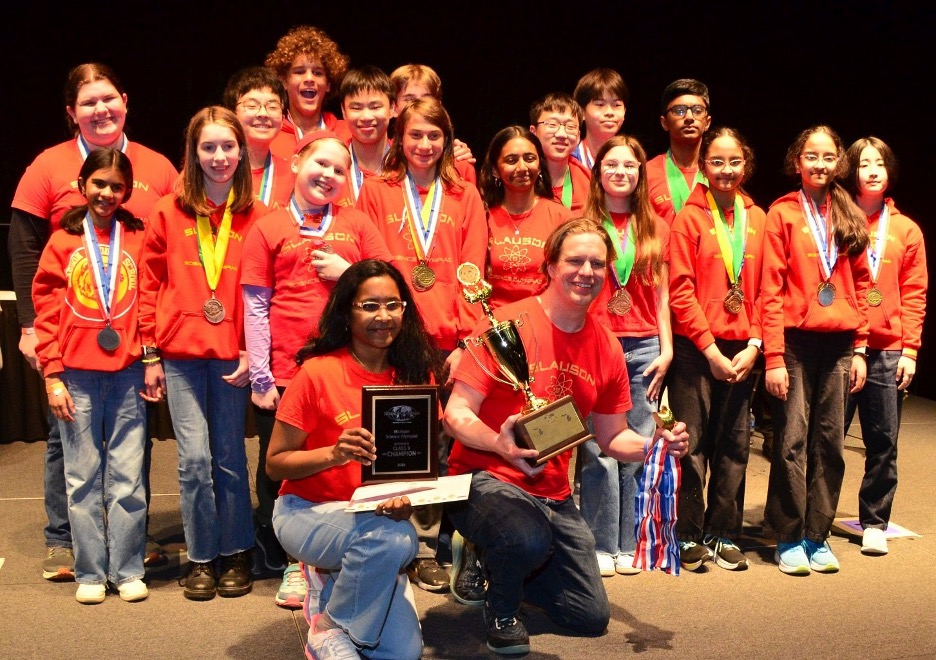 Slauson Middle School placed first among all middle school teams in the state.