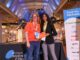 Huron's Kashvi Rai holding her Best in Region certificate and AAPS teacher Sarah Schemanske at the Henry Ford Museum.